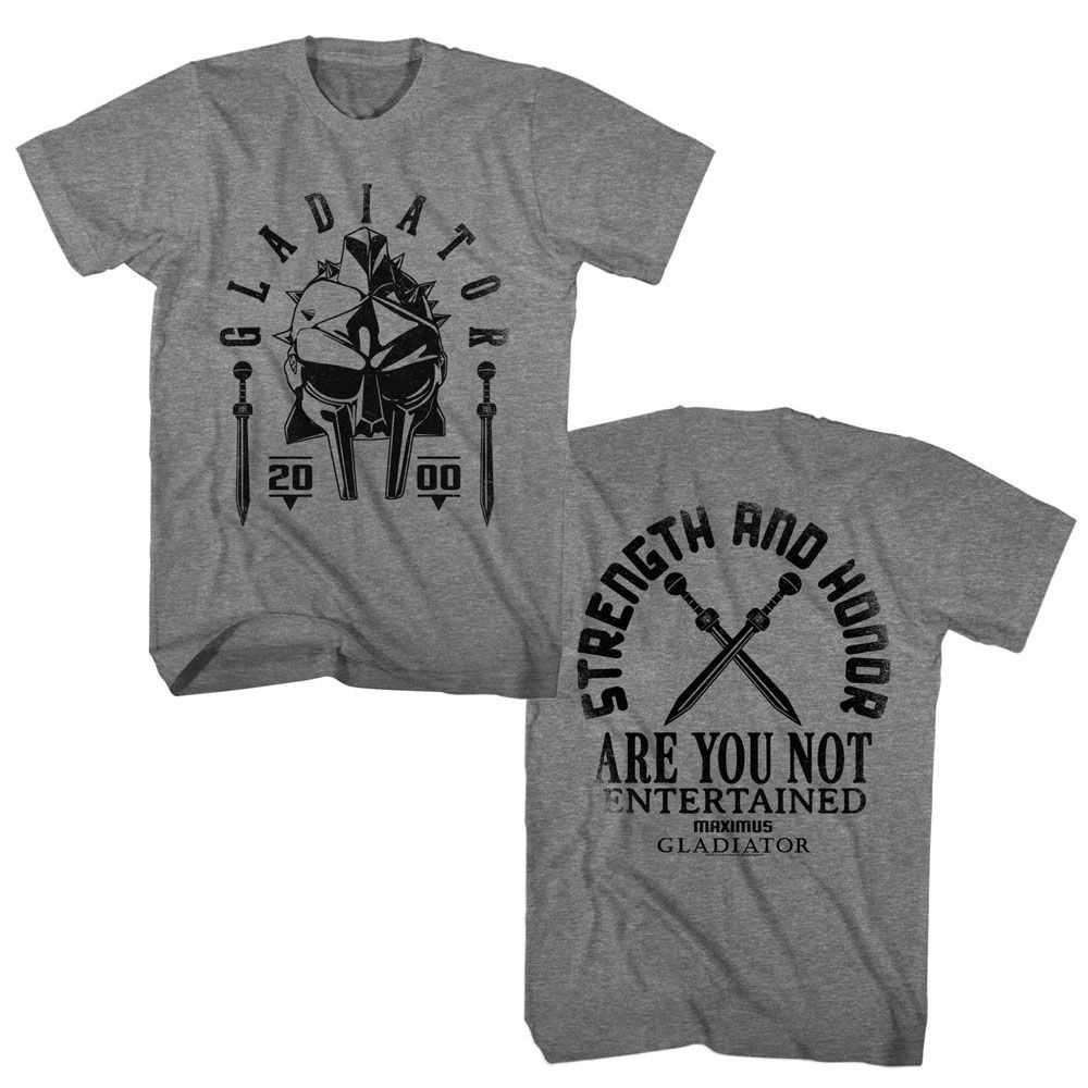 Gladiator - GLADIATOR ARE YOU NOT ENTERTAINED Adult Shirt