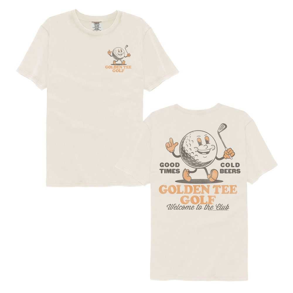 Golden Tee - GOLDEN TEE GOLF CARTOON MAN F B Adult Shirt