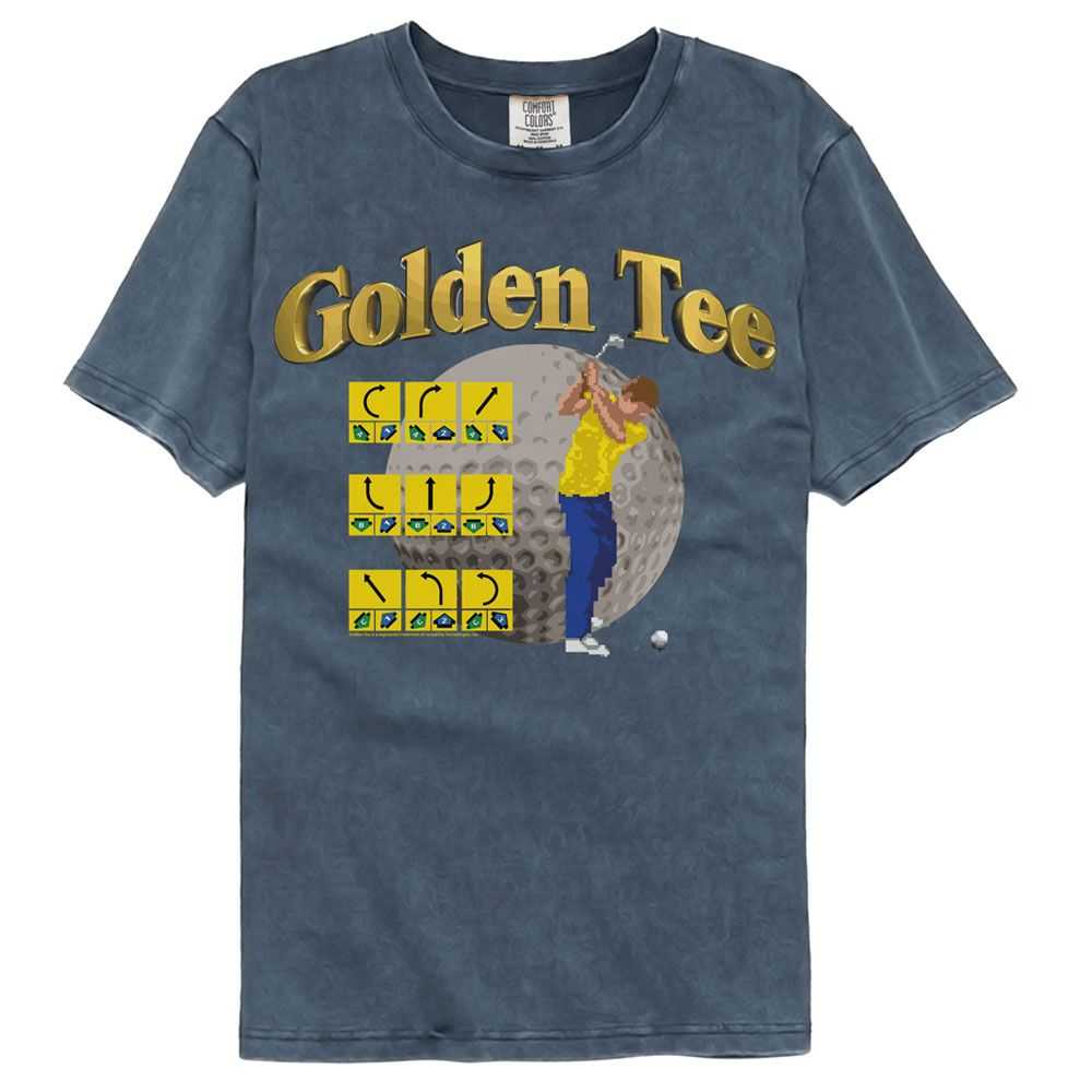 Golden Tee - GOLDEN TEE SWINGS LIST Adult Shirt
