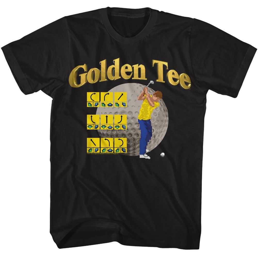 Golden Tee - GOLDEN TEE SWINGS LIST Adult Shirt