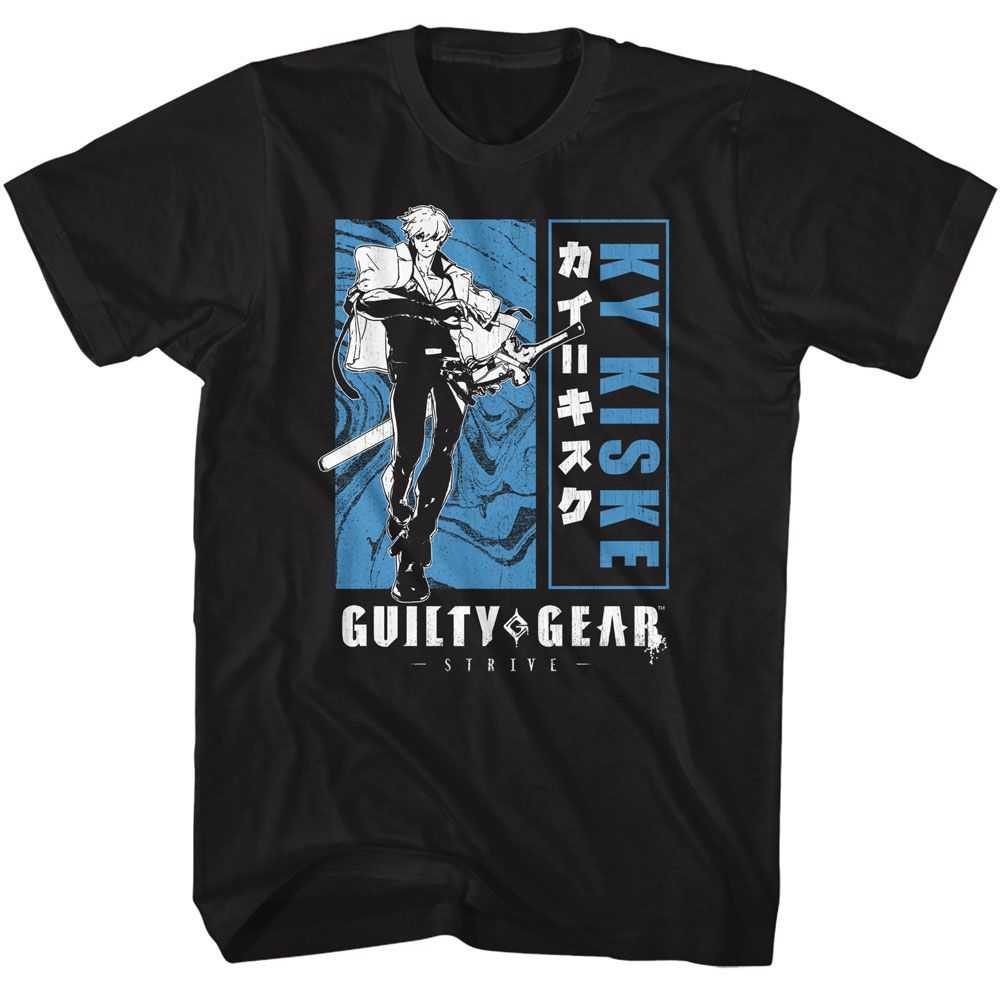 Guilty Gear - GUILTY GEAR BLOCKED OUT KY Adult Shirt