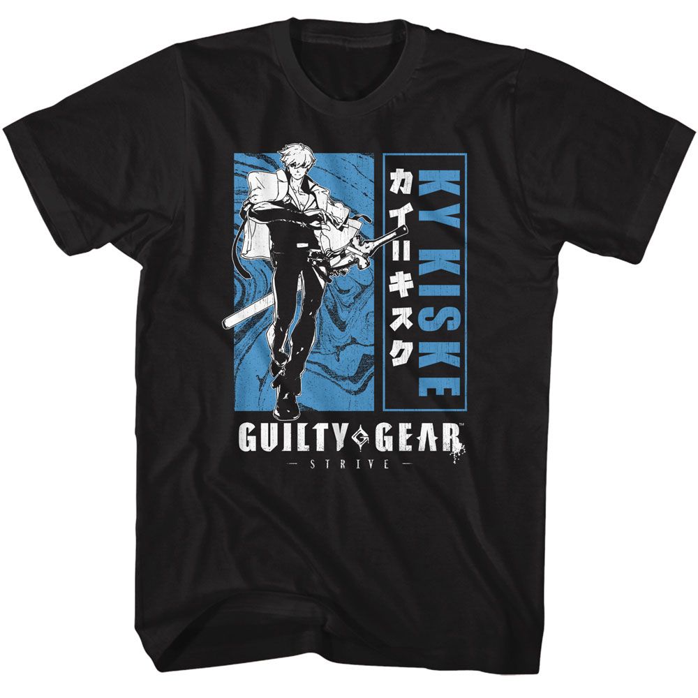 Guilty Gear - GUILTY GEAR BLOCKED OUT KY Adult Shirt