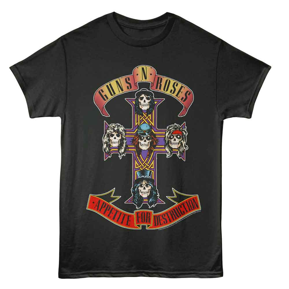 Guns N Roses - GNR APPETITE FOR DESTRUCTION Adult Shirt
