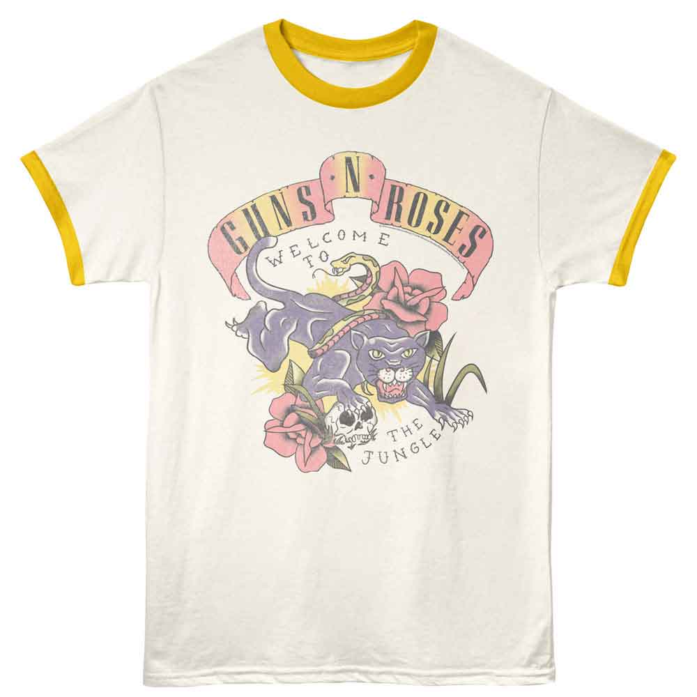Guns N Roses - GUNS N ROSES TATTOO STYLE JUNGLE Adult Shirt