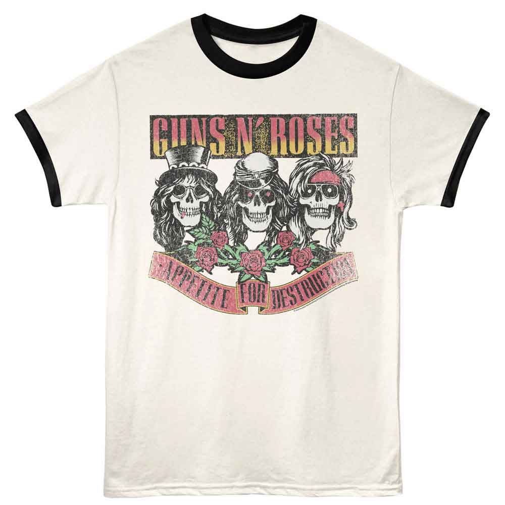 Guns N Roses - GUNS N ROSES APPETITE SKULLS Adult Shirt