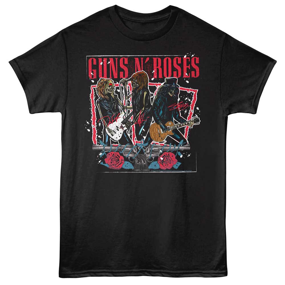 Guns N Roses - GNR SKELETON BAND Adult Shirt