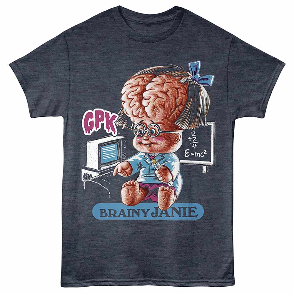 Garbage Pail Kids - GPK BRAINY JAINE Adult Shirt