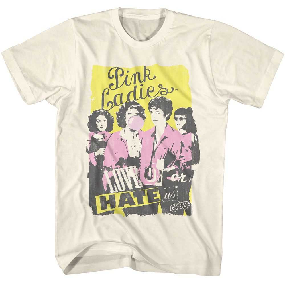 Grease - GREASE LOVE OR HATE Adult Shirt