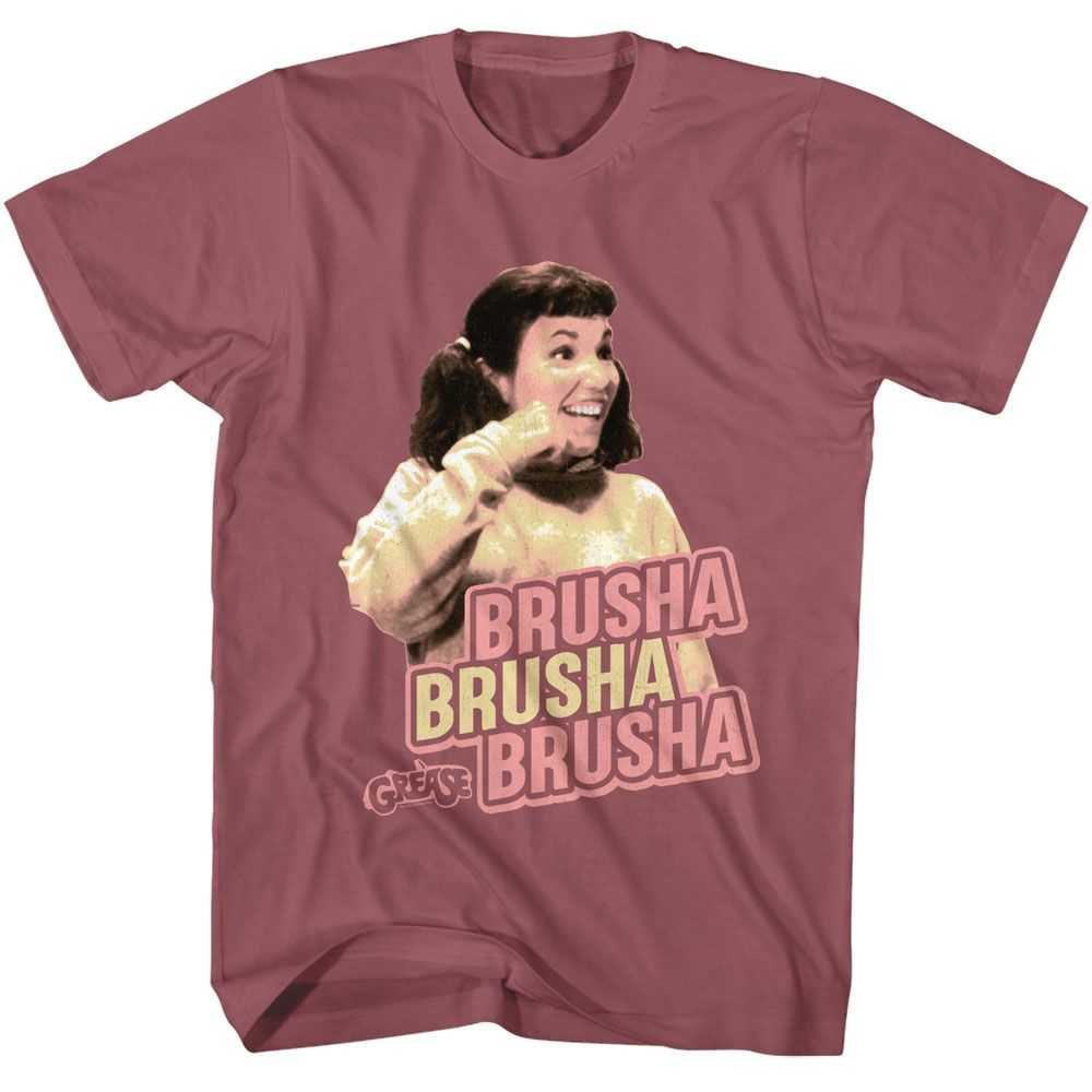 Grease - GREASE BRUSHA BRUSHA BRUSHA Adult Shirt