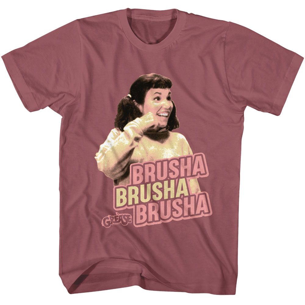 Grease - GREASE BRUSHA BRUSHA BRUSHA Adult Shirt