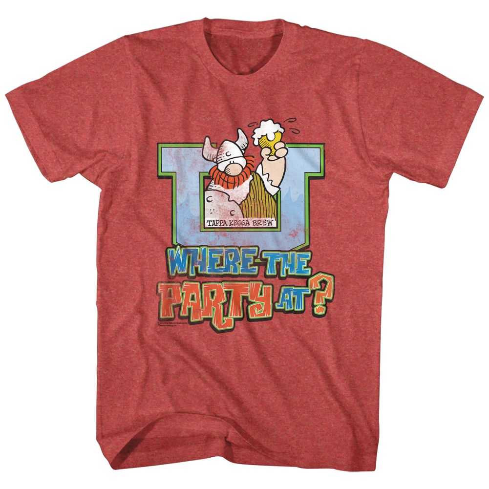Hagar the Horrible - WHERE THE PARTY AT Adult Shirt