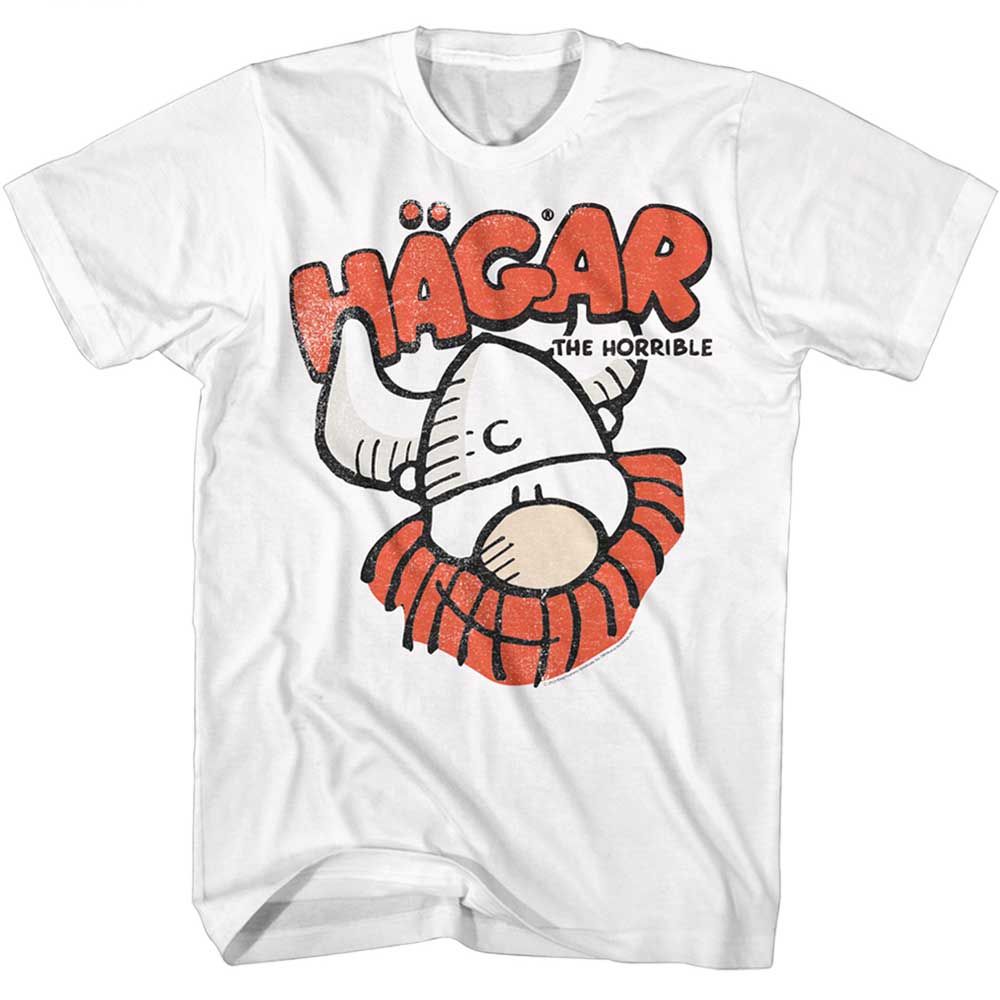 Hagar the Horrible - HAGAR HAGARS FACE Adult Shirt