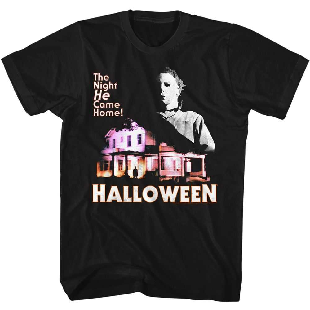Halloween - HALLOWEEN MIKE AND HOUSE Adult Shirt
