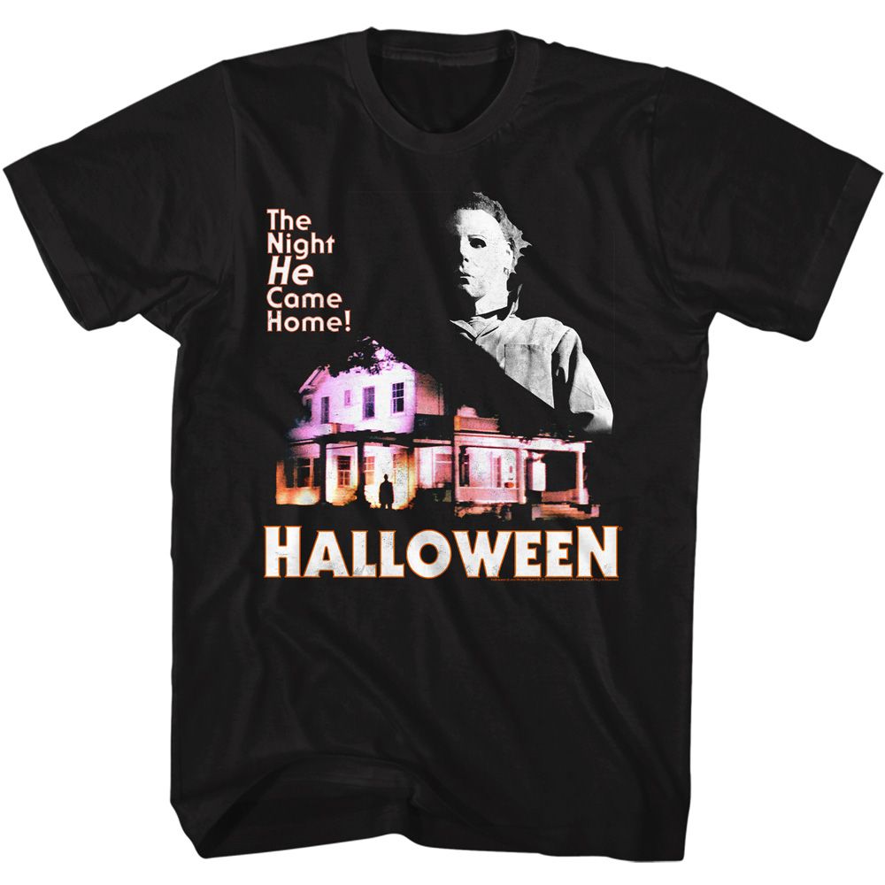 Halloween - HALLOWEEN MIKE AND HOUSE Adult Shirt