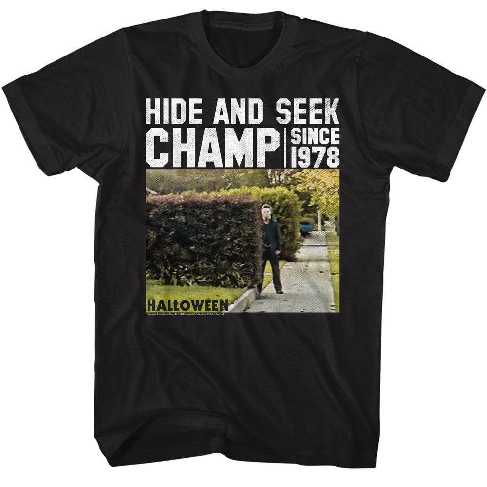 Halloween - HALLOWEEN HIDE AND SEEK BUSHES Adult Shirt