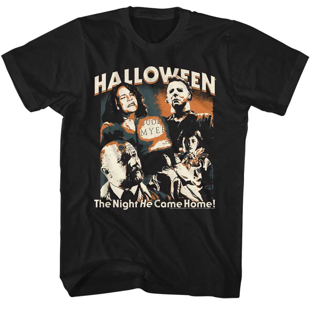 Halloween - HALLOWEEN FIVE PHOTO COLLAGE Adult Shirt