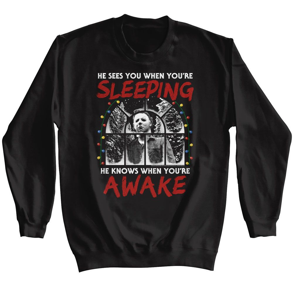 Halloween - HALLOWEEN SEES YOU WHEN YOURE SLEEPING Adult Shirt