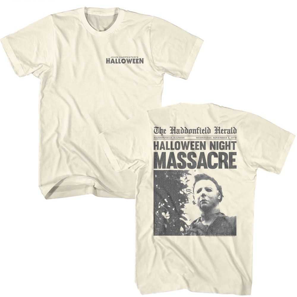 Halloween - HALLOWEEN THE HERALD F B Adult Shirt
