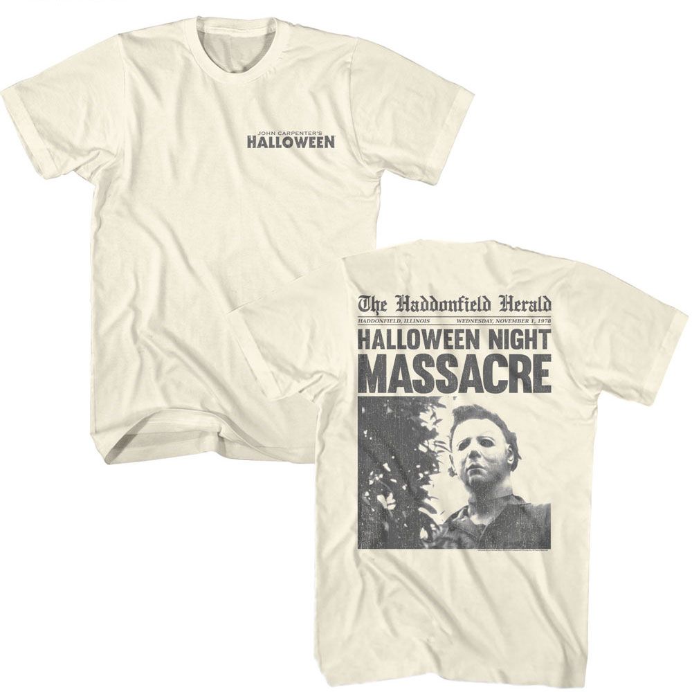 Halloween - HALLOWEEN THE HERALD F B Adult Shirt