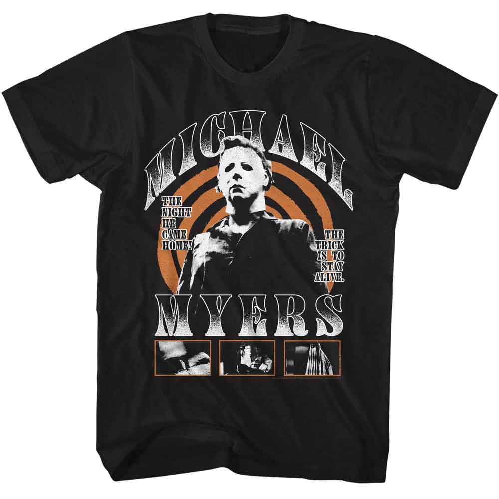 Halloween - HALLOWEEN MYERS SPIRAL Adult Shirt