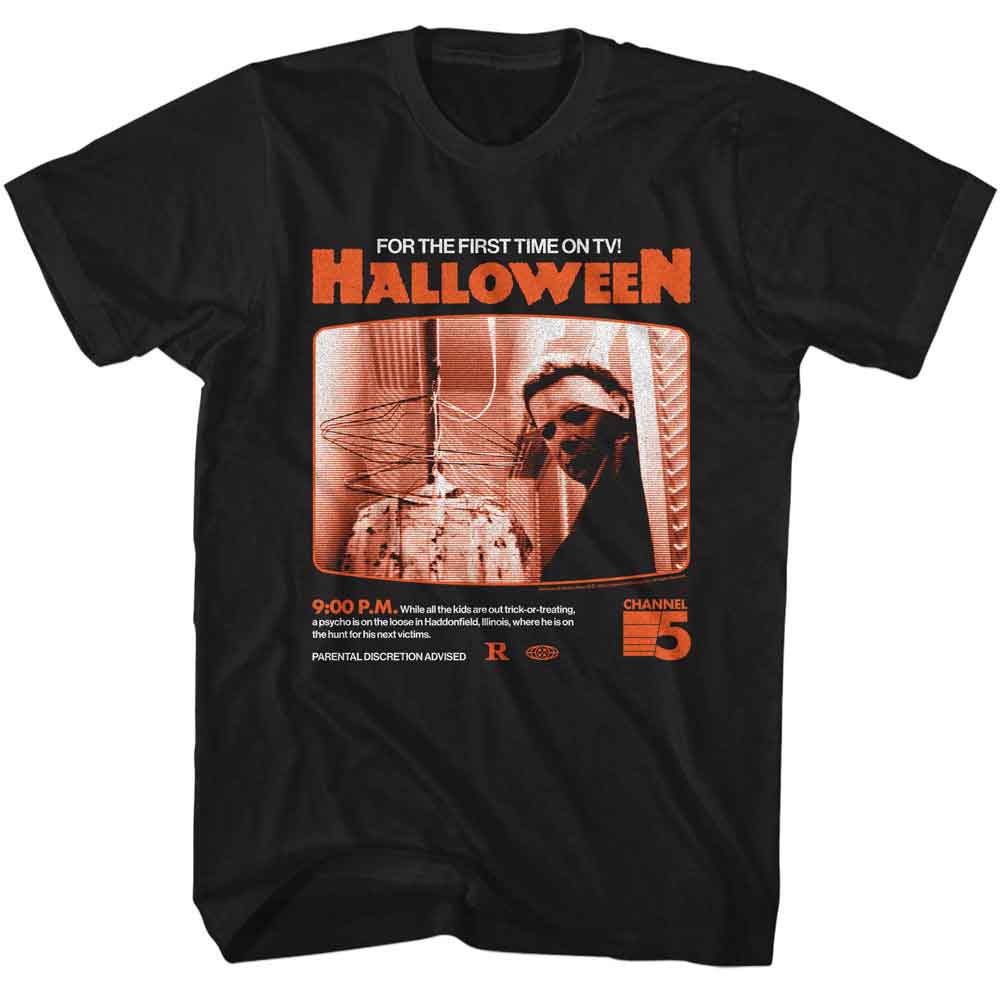 Halloween - HALLOWEEN TV GUIDE 81 Adult Shirt