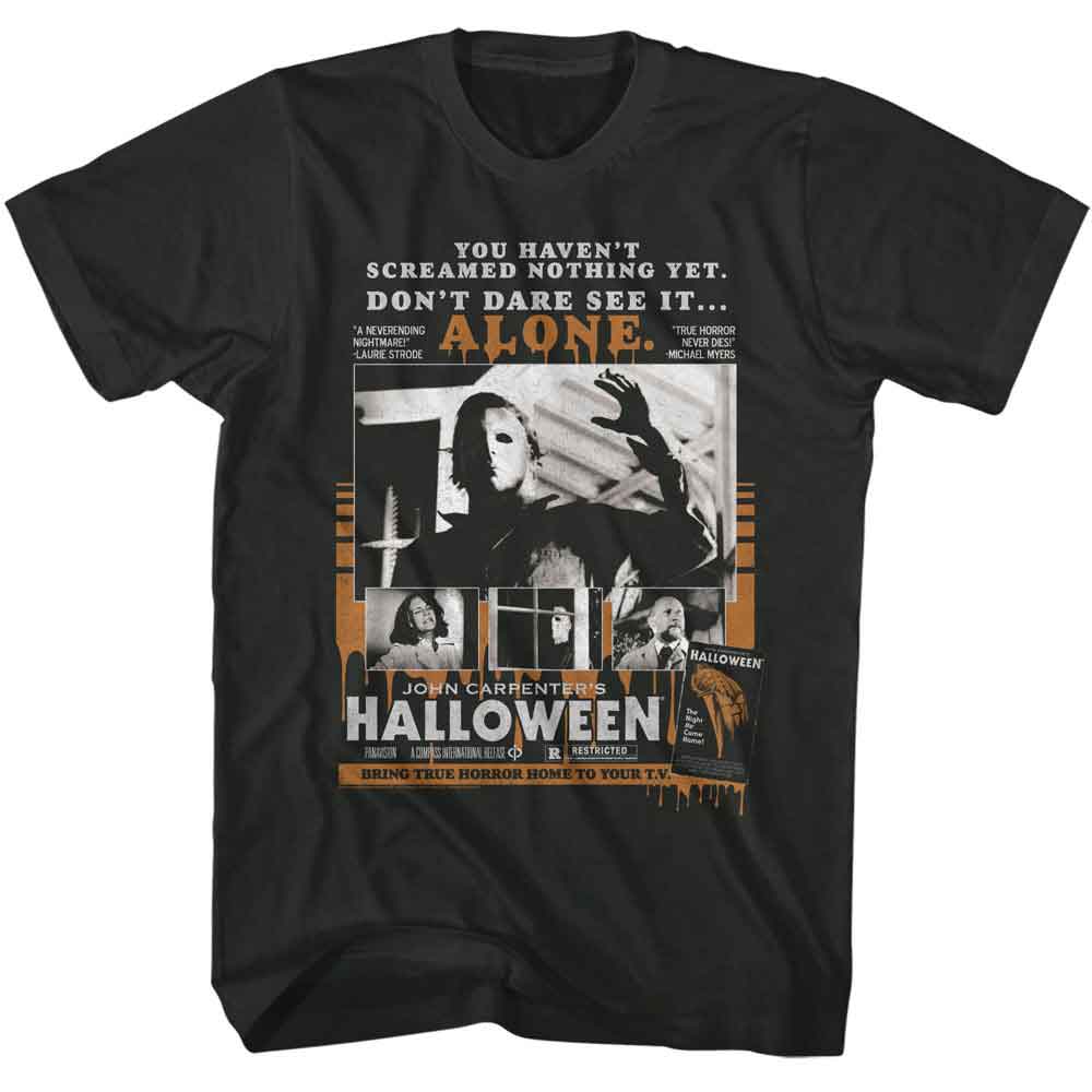 Halloween - HALLOWEEN HOME VIDEO POSTER Adult Shirt