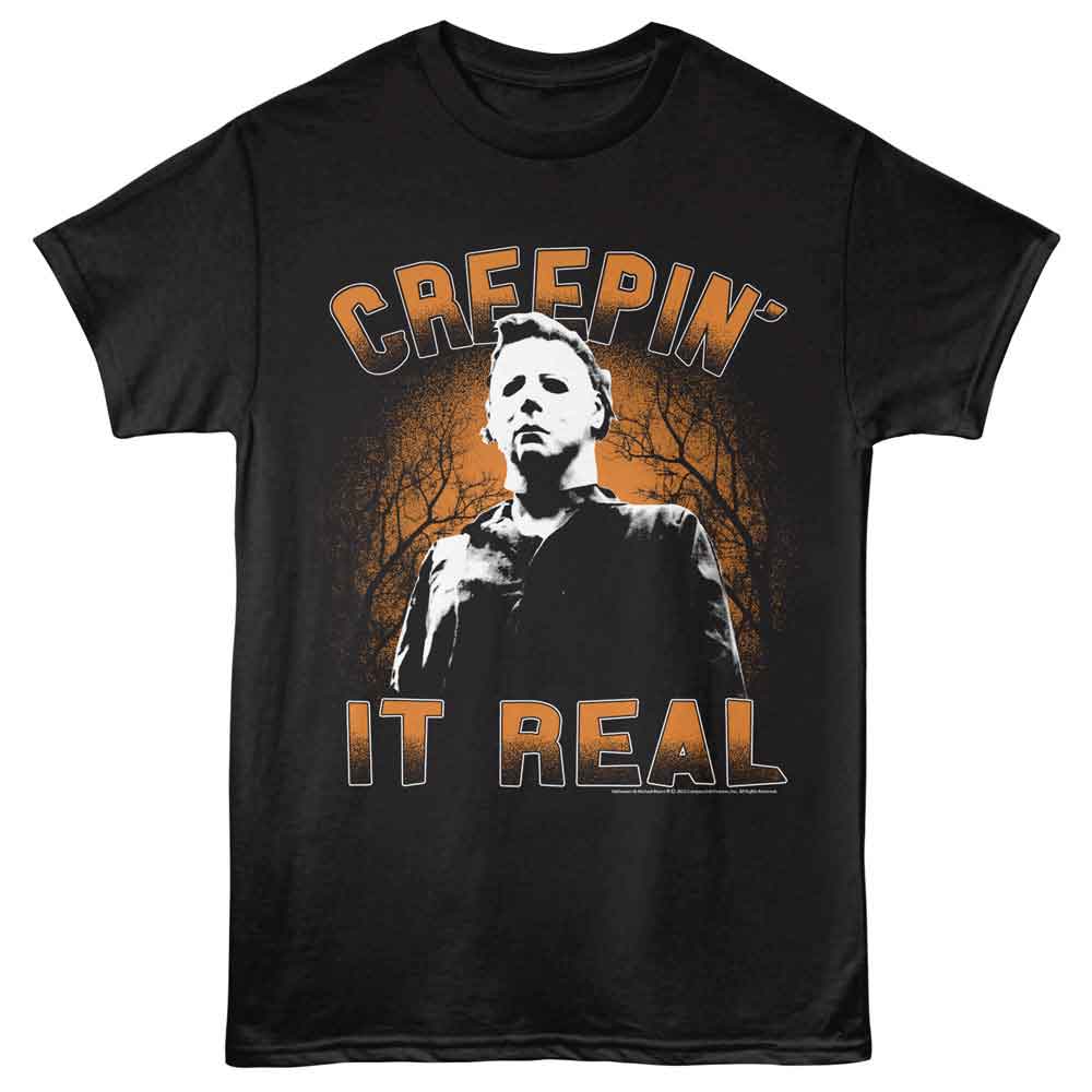 Halloween - HALLOWEEN CREEPIN IT REAL Adult Shirt