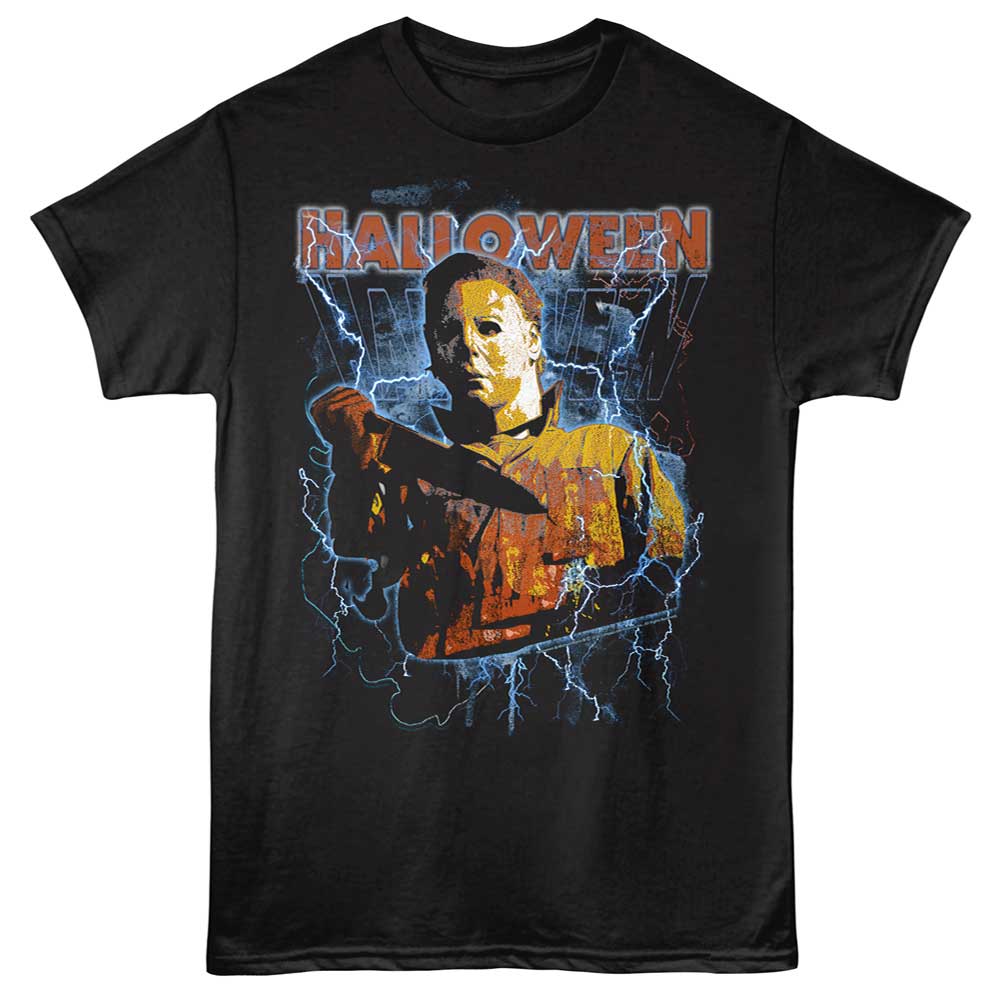 Halloween - HALLOWEEN LIGHTNING MIKE Adult Shirt