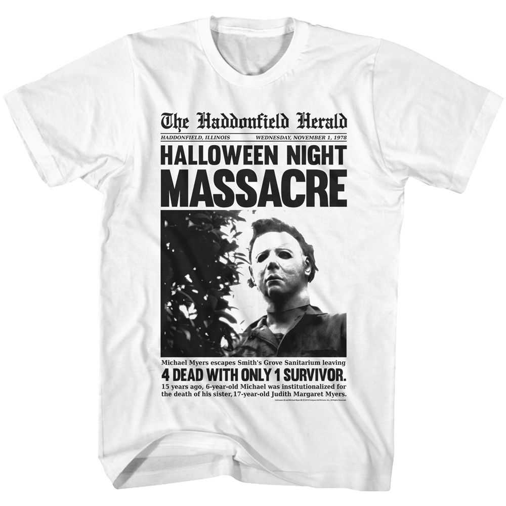 Halloween - HADDONFIELD HERALD Adult Shirt