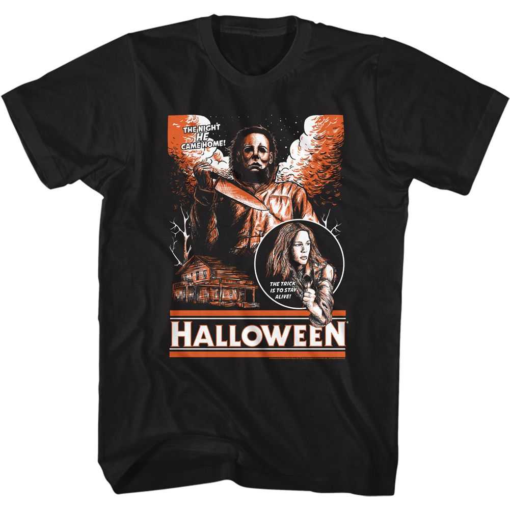 Halloween - SKETCHY AND ORANGE Adult Shirt