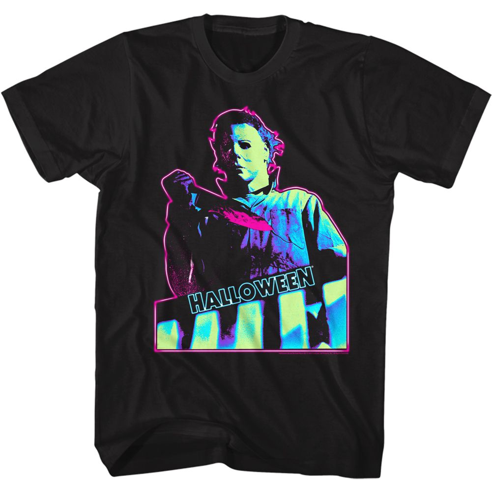 Halloween - NEON KNIFE Adult Shirt