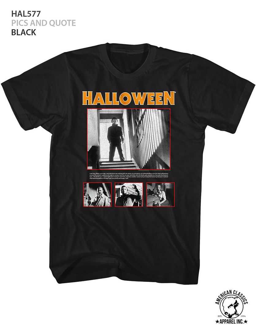 Halloween - PICS AND QUOTE Adult Shirt