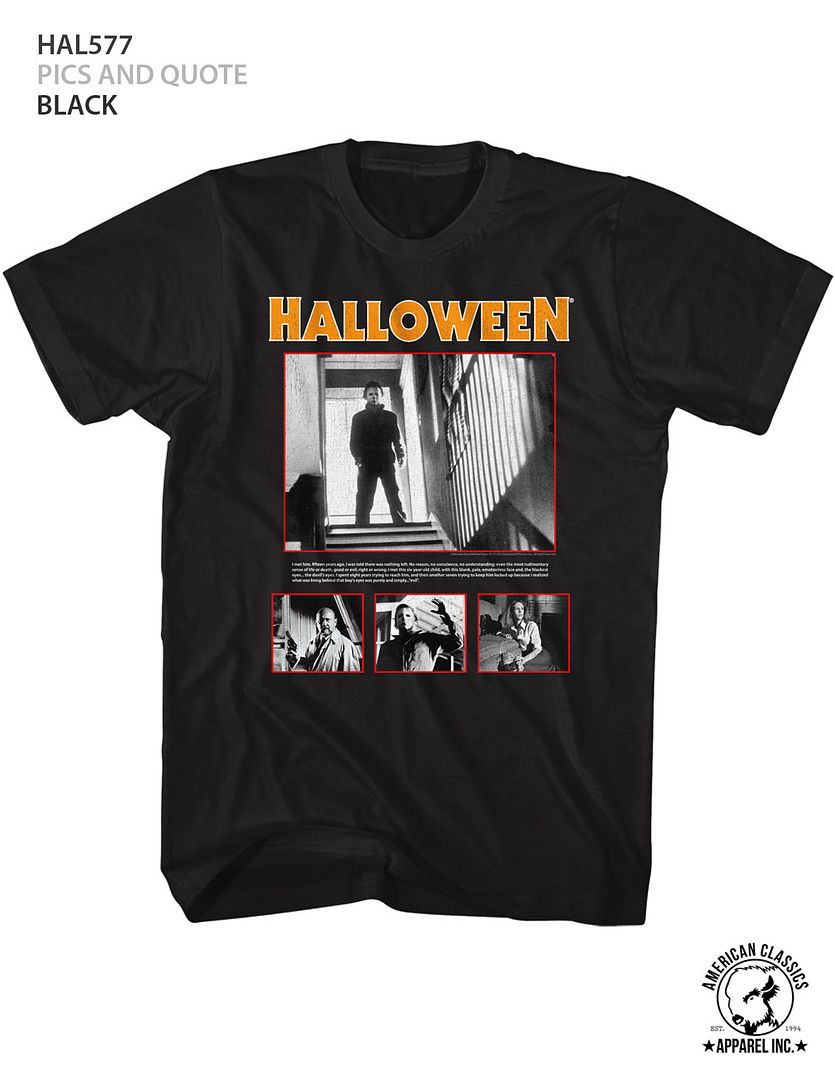 Halloween - PICS AND QUOTE Adult Shirt
