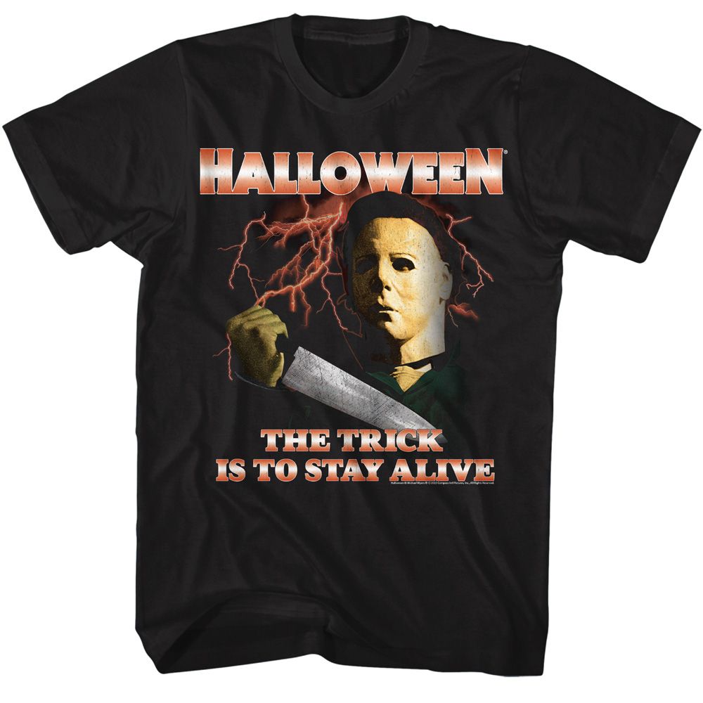 Halloween - HALLOWEEN LIGHTNING Adult Shirt
