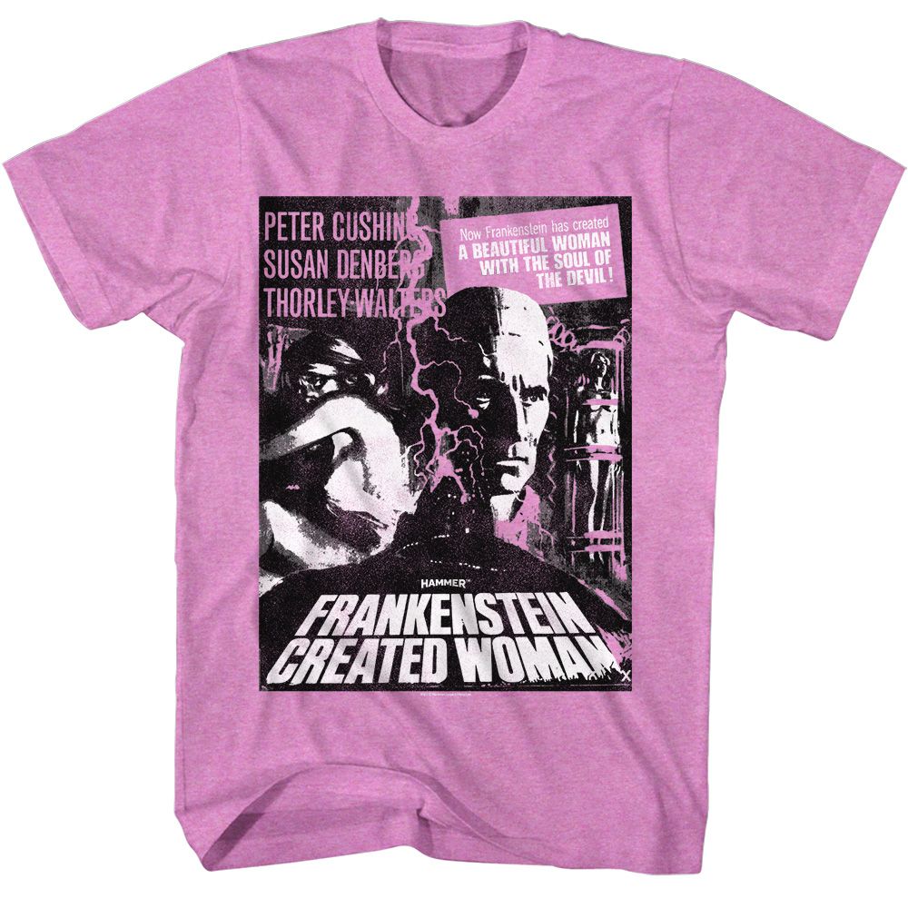 Hammer Horror - FRANKENSTEIN WOMAN POSTER Adult Shirt