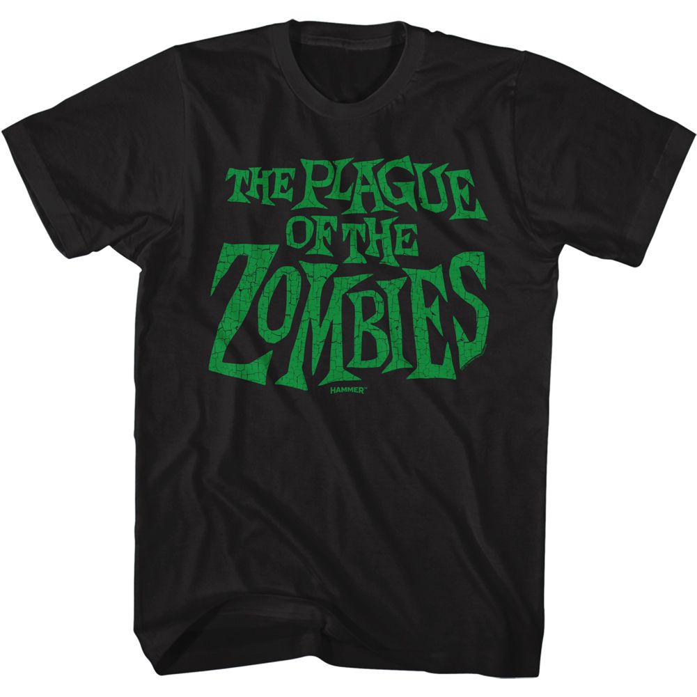 Hammer Horror - PLAGUE OF THE ZOMBIES LOGO Adult Shirt