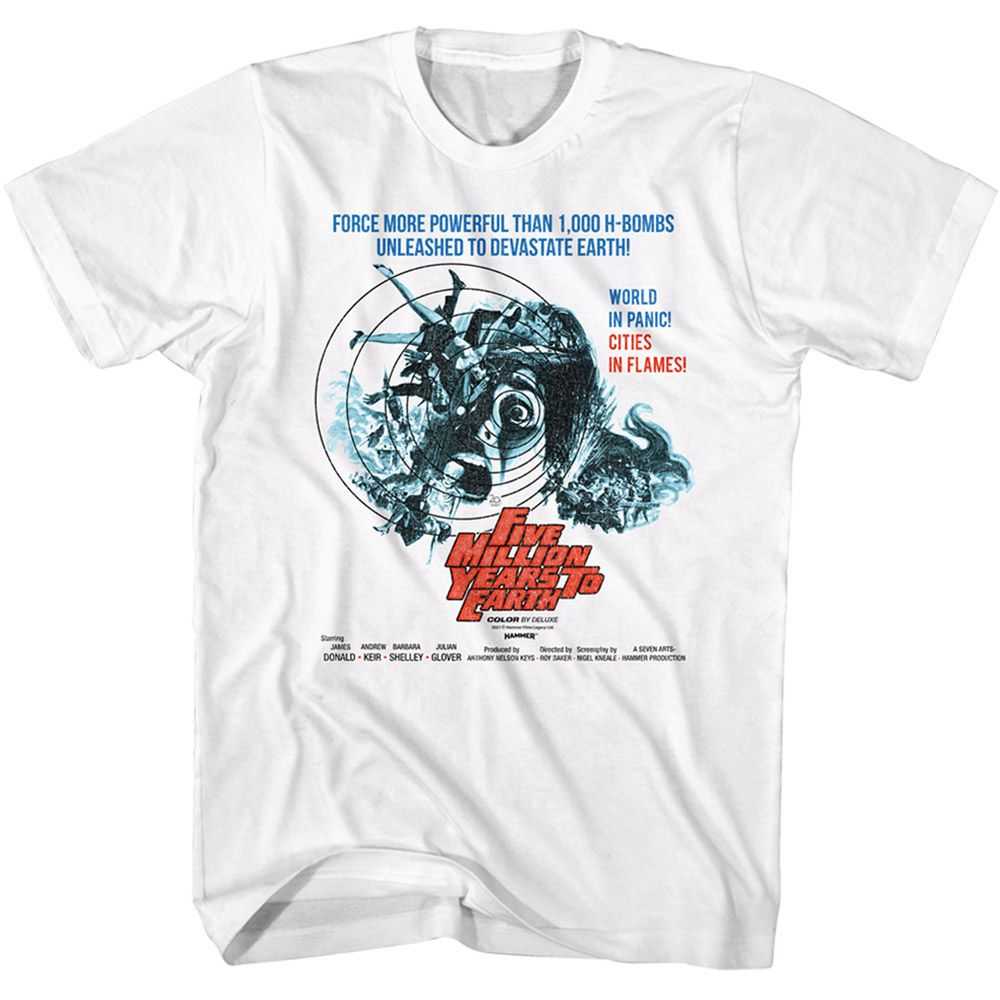 Hammer Horror - HAMMER HORROR FIVE MILLION YEARS Adult Shirt