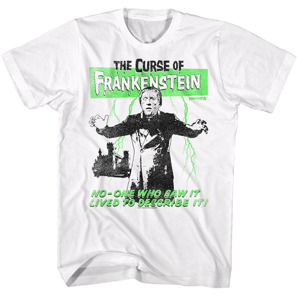 Hammer Horror - HAMMER HORROR CURSE OF FRANKENSTEIN Adult Shirt