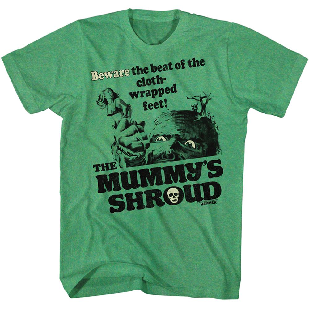 Hammer Horror - HAMMER HORROR MUMMYS SHROUD Adult Shirt