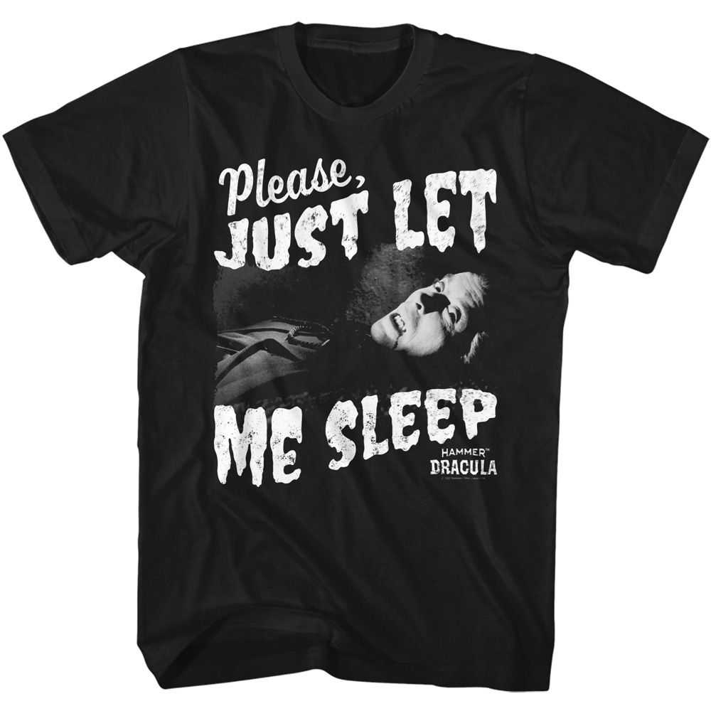 Hammer Horror - HAMMER HORROR JUST LET ME SLEEP Adult Shirt