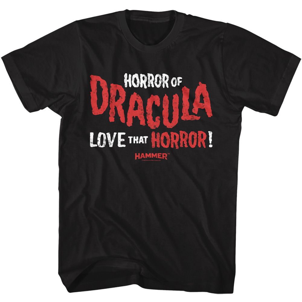 Hammer Horror - HAMMER HORROR HORROR OF DRACULA Adult Shirt