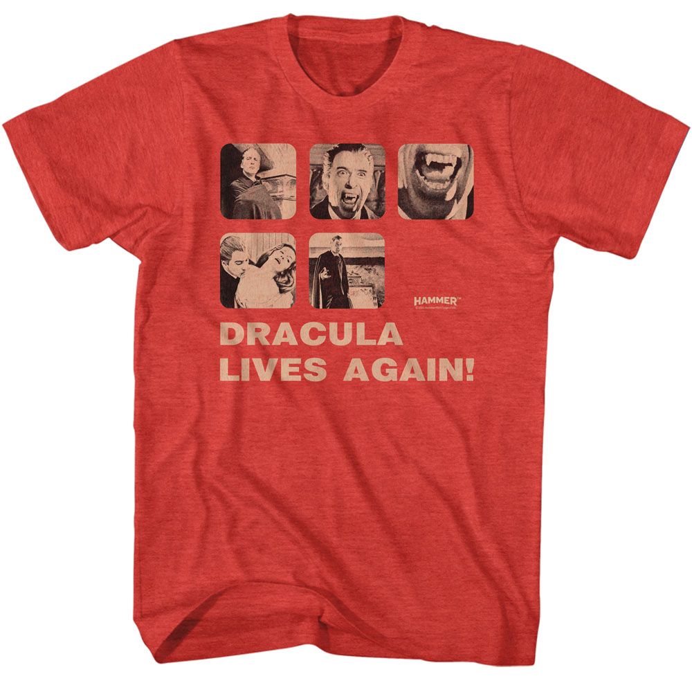 Hammer Horror - HAMMER HORROR DRACULA RISEN Adult Shirt