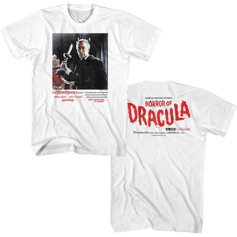 Hammer Horror - HAMMER HORROR HORROR OF DRAC Adult Shirt