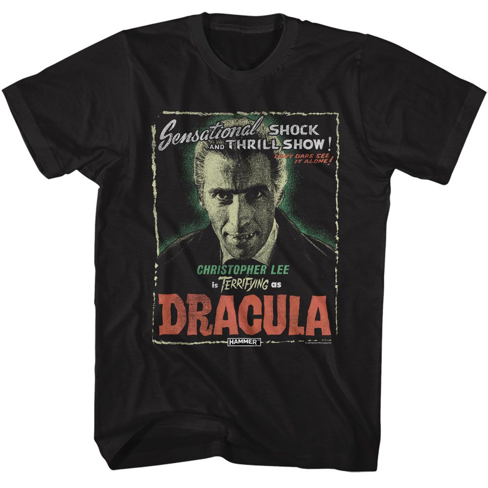 Hammer Horror - HAMMER HORROR LEE AS DRACULA Adult Shirt