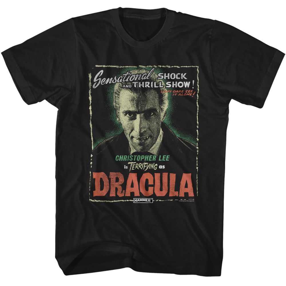 Hammer Horror - HAMMER HORROR LEE AS DRACULA Adult Shirt