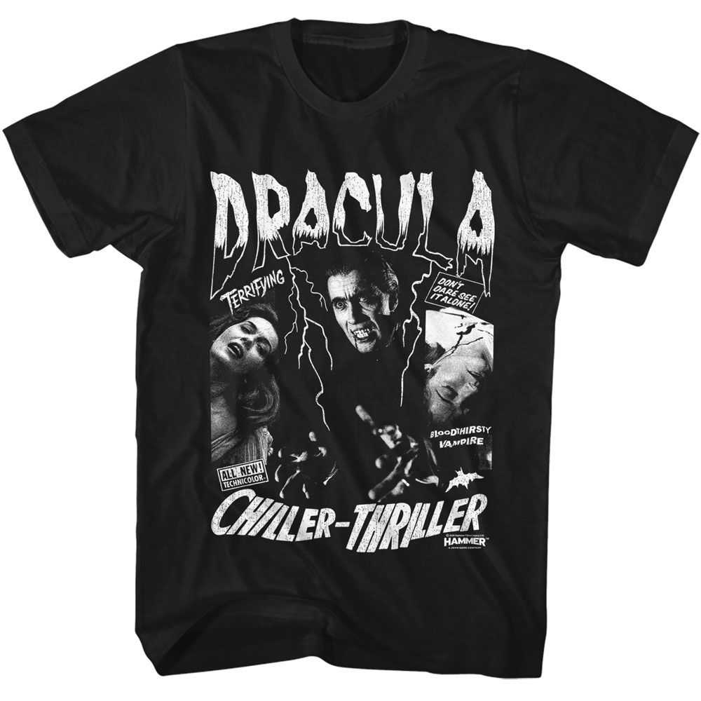 Hammer Horror - HAMMER HORROR CHILLER THRILLER Adult Shirt