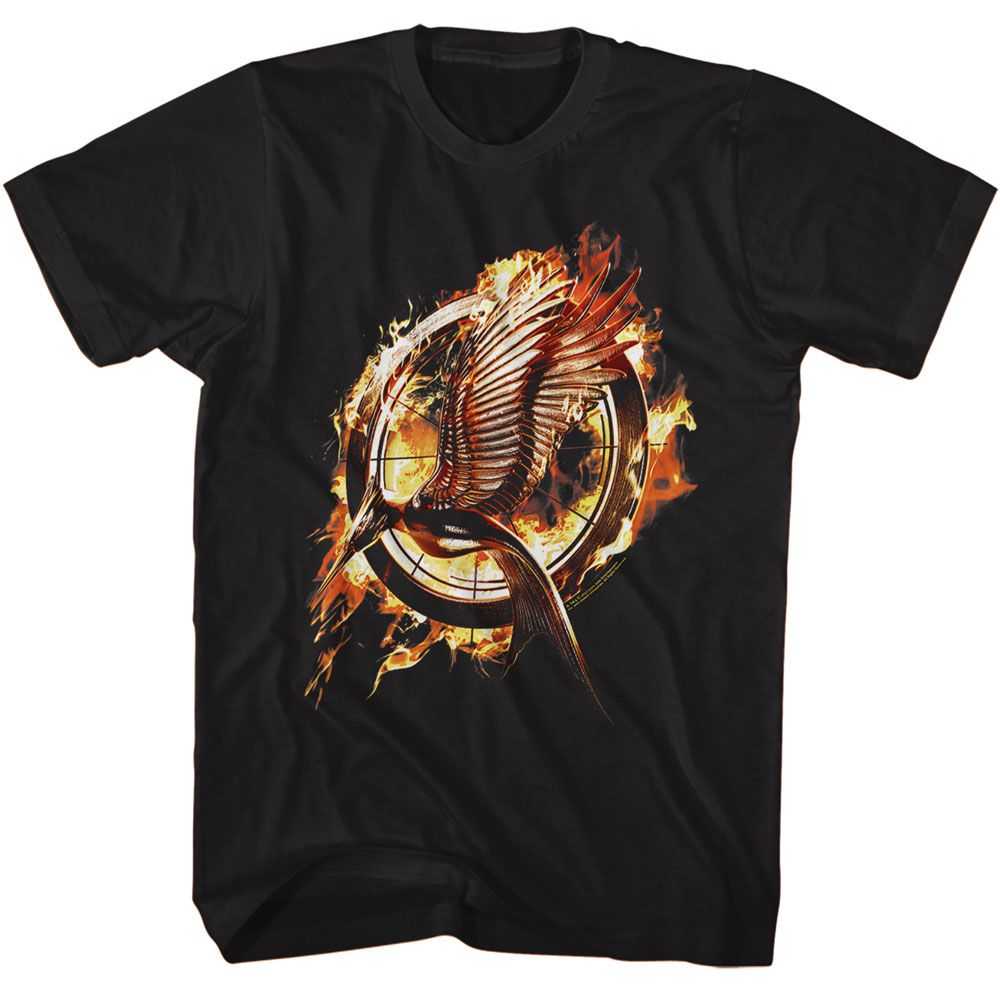 Hunger Games - HUNGER GAMES CATCHING FIRE MOCKINGJAY Adult Shirt