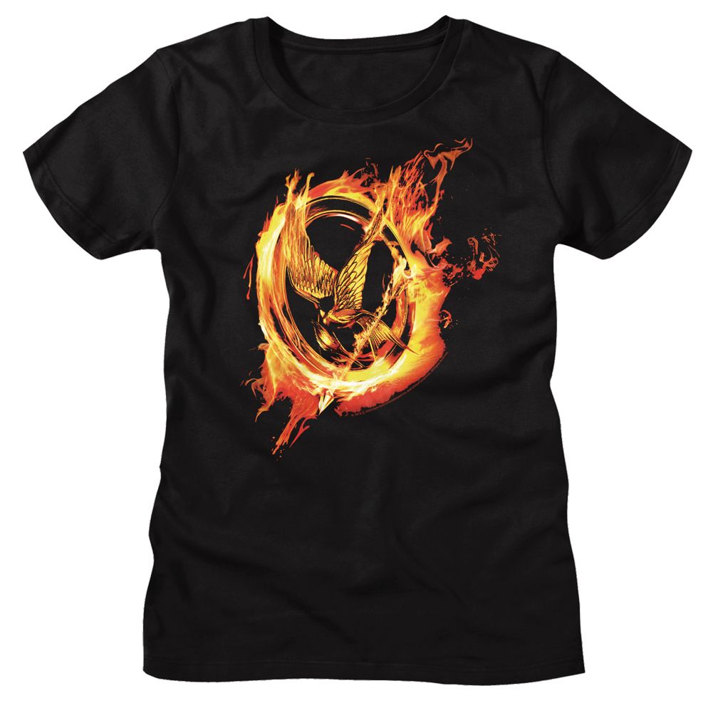 Hunger Games - HUNGER GAMES PIN Adult Shirt