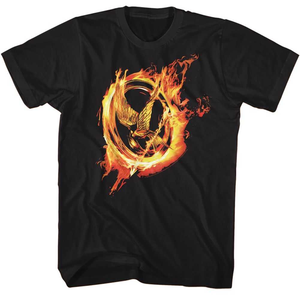 Hunger Games - HUNGER GAMES PIN Adult Shirt