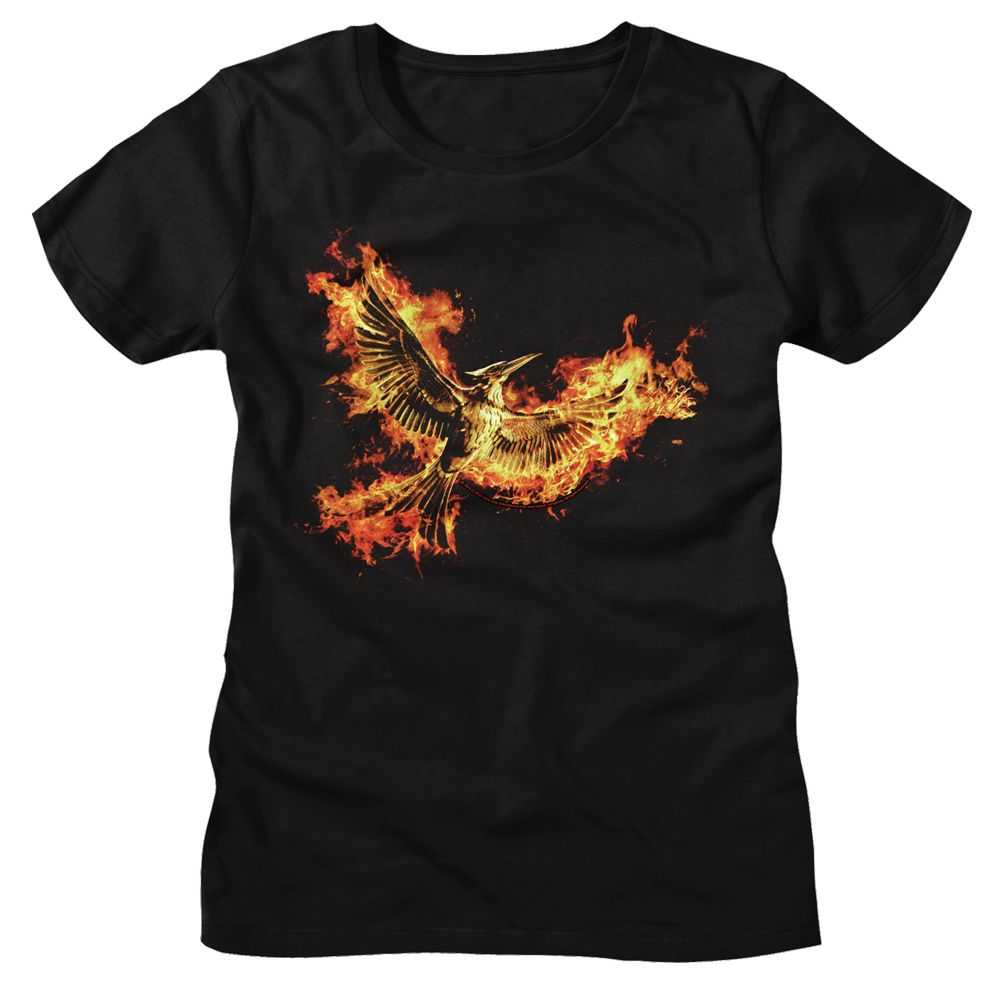 Hunger Games - HUNGER GAMES MOCKINGJAY PT 2 PIN Adult Shirt